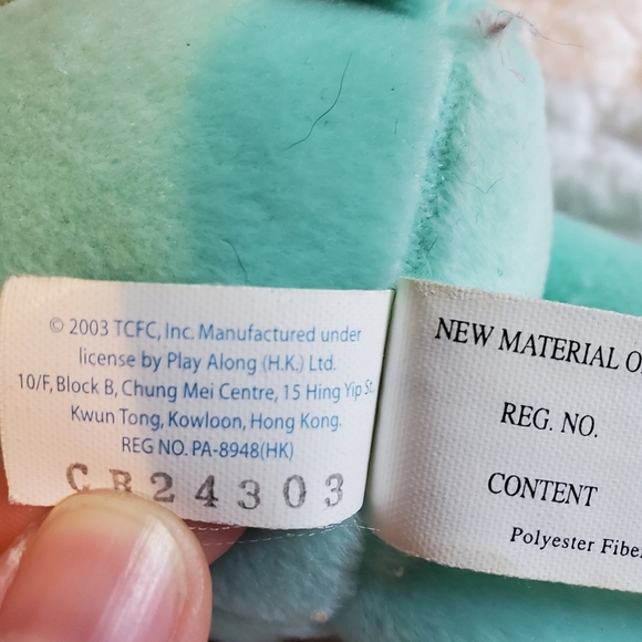 NWT TALKING Care Bears Wish Bear Plush 8" 2002 Rare 20th Anniversary - Picture 3 of 6